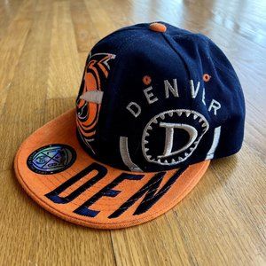 Denver DEN Broncos LG Leader of the Game Snapback Flatbill Hat Cap Large Print